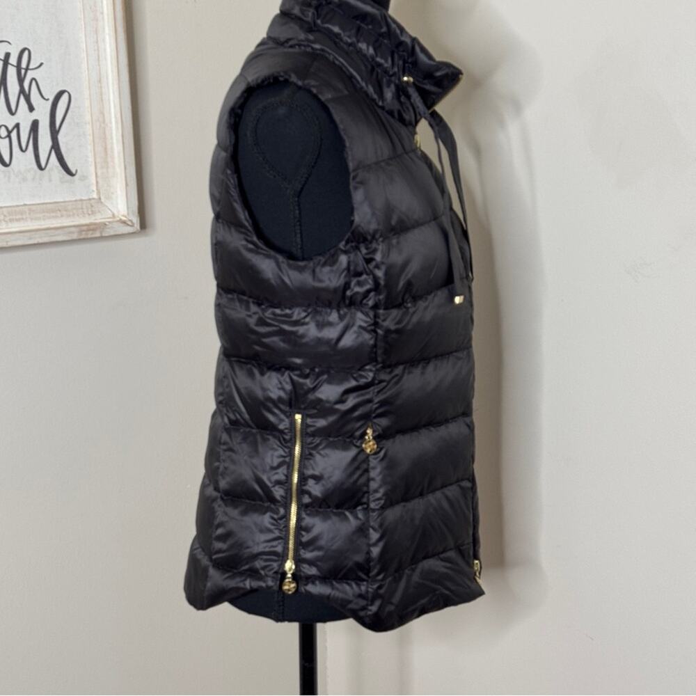 Lilly Pulitzer Down Pembrooke Full Zip Puffer Vest Black Size S - Picture 2 of 6